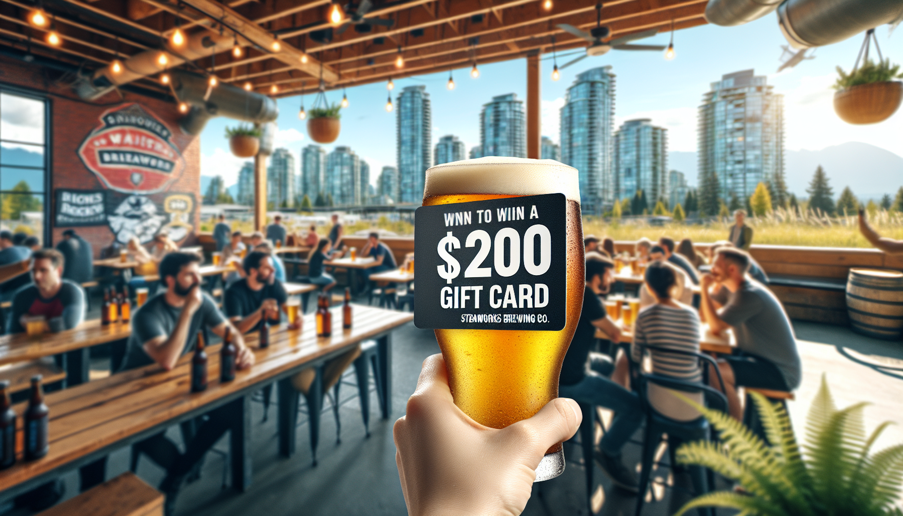 Steamworks Brewing Co.で使える$200ギフトカードが当たるチャンス！
