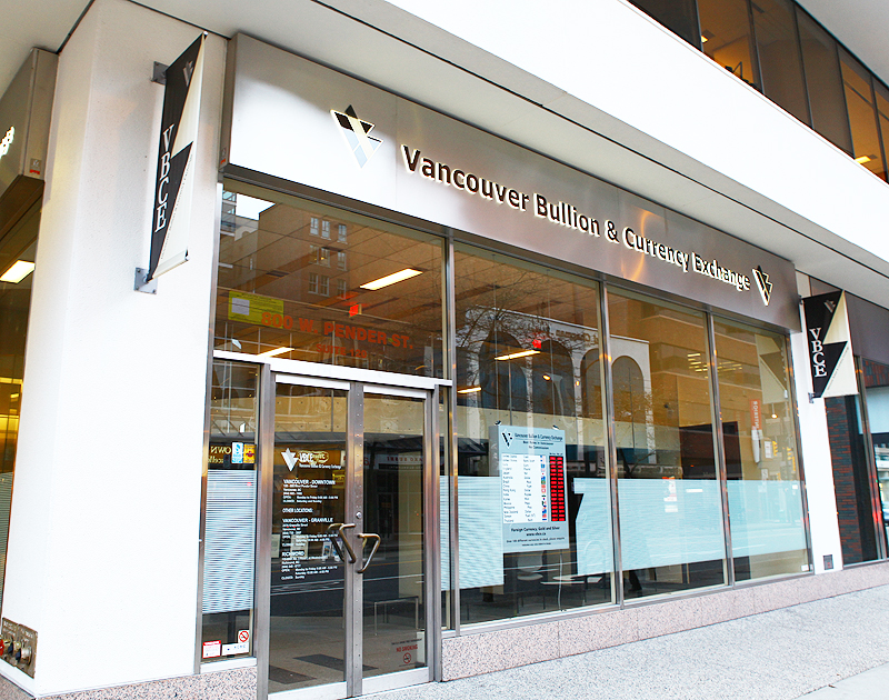 VBCE（Vancouver Bullion & Currency Exchange）